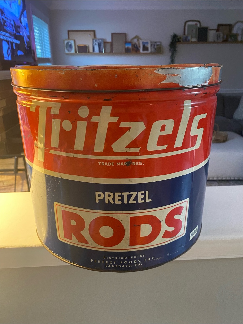 Vintage Tritzels Pretzel Rods Lansdale Pa 180 ct
